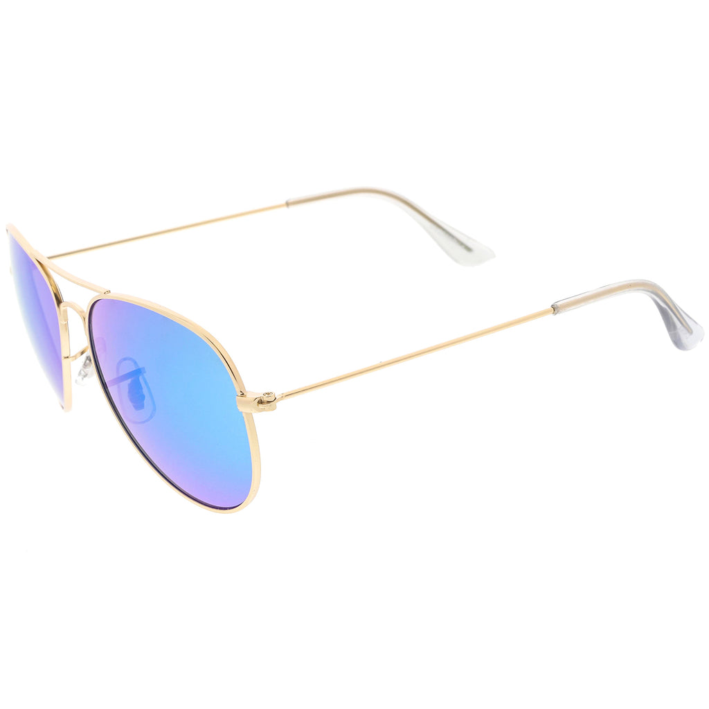Gold / Blue Mirror