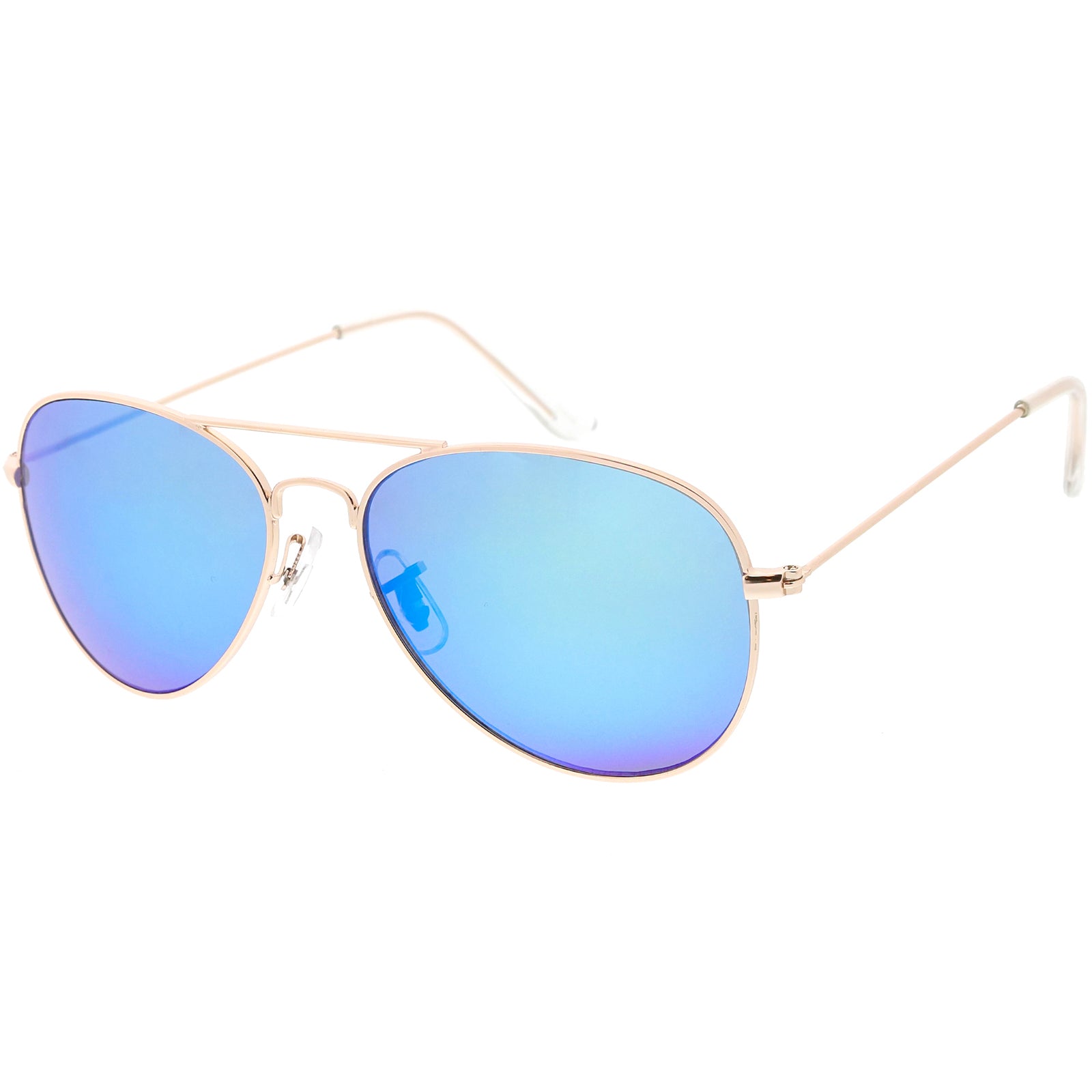 Gold / Blue Mirror