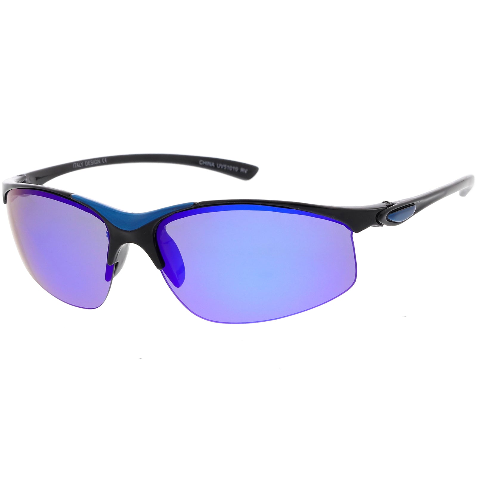 Black / Blue Mirror