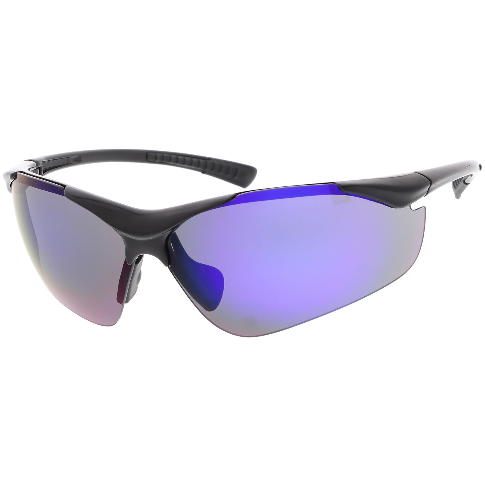 Shiny Black / Blue Mirror