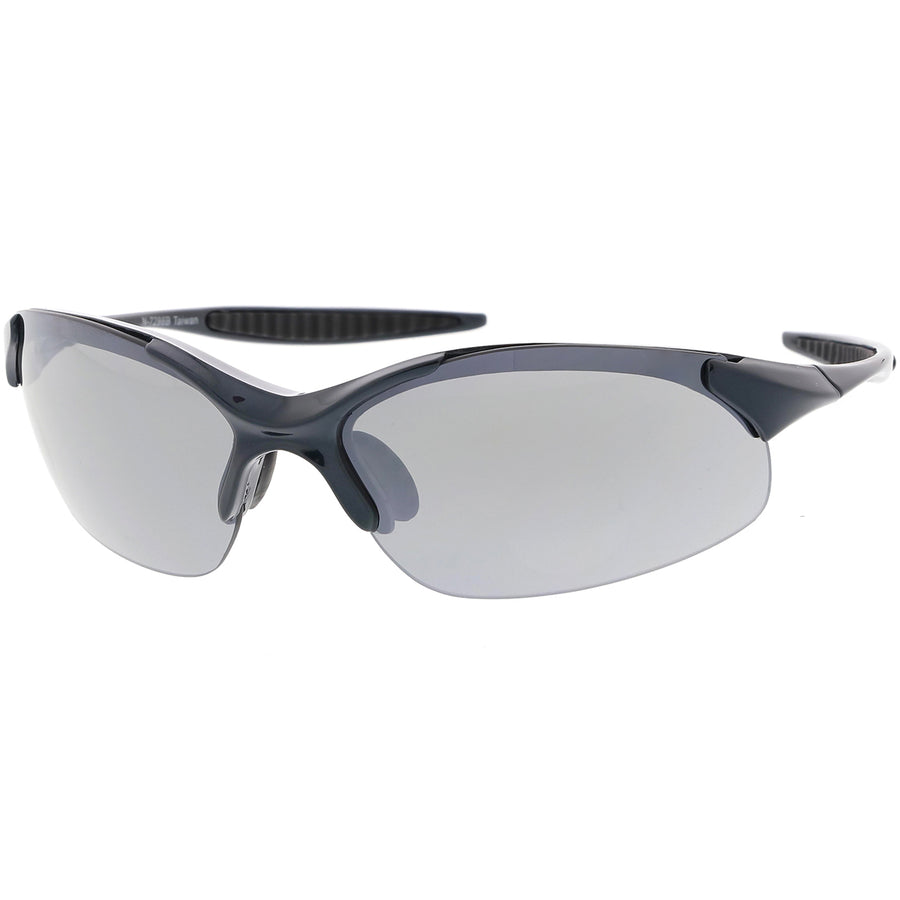 New Men Polarized Sunglasses Sport Wrap Around HD Mirror Driving