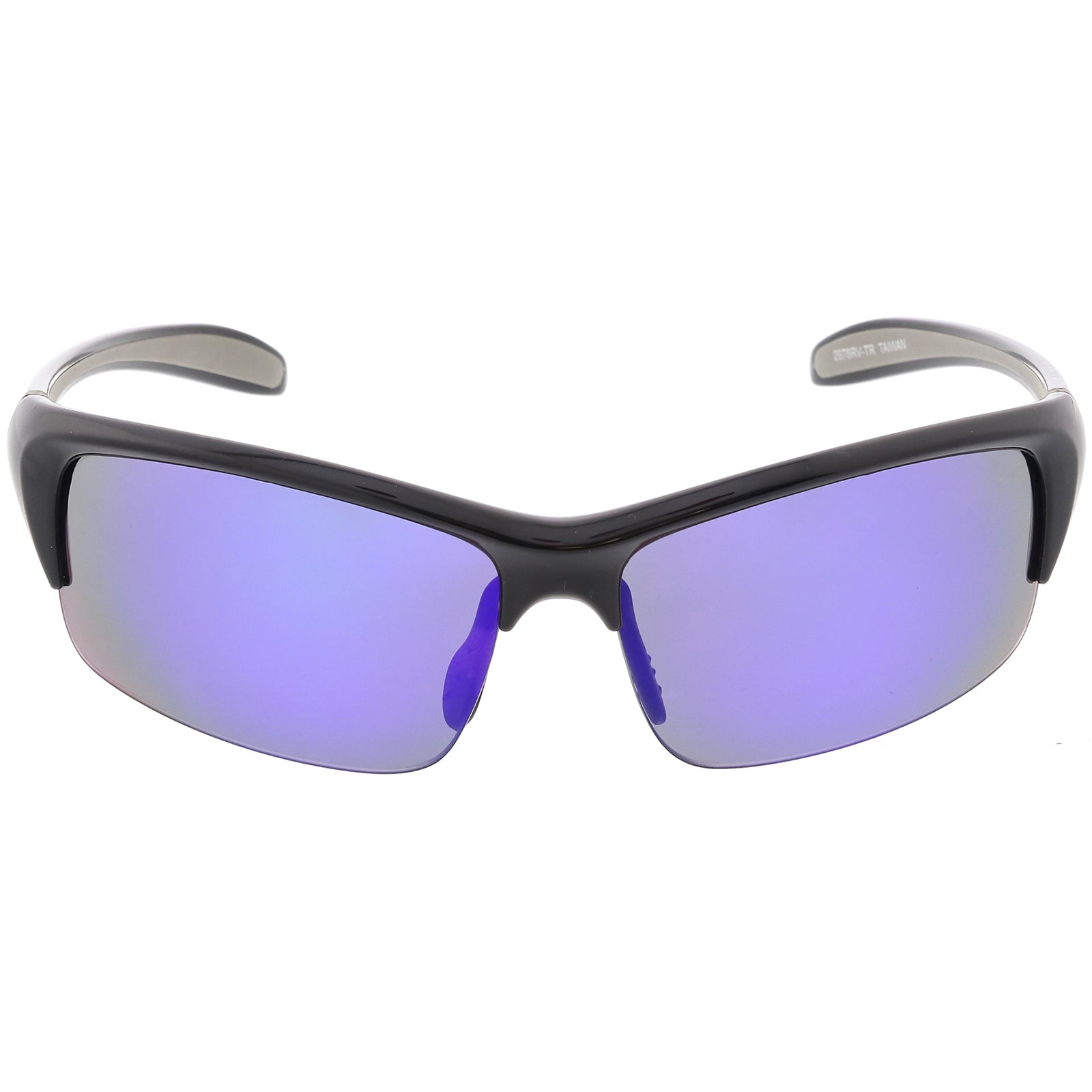 Shiny Black / Blue Mirror