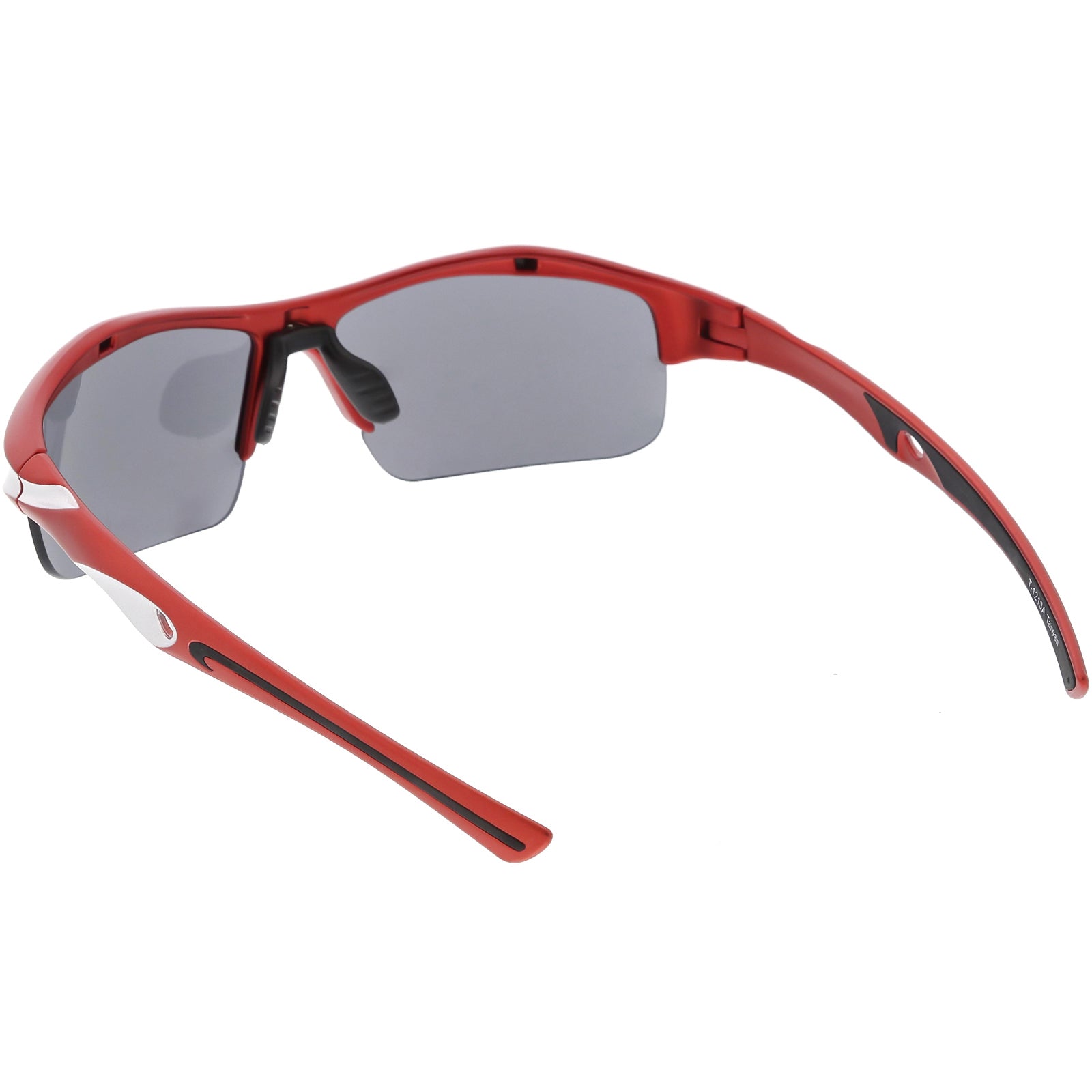 Matte Red Silver / Smoke