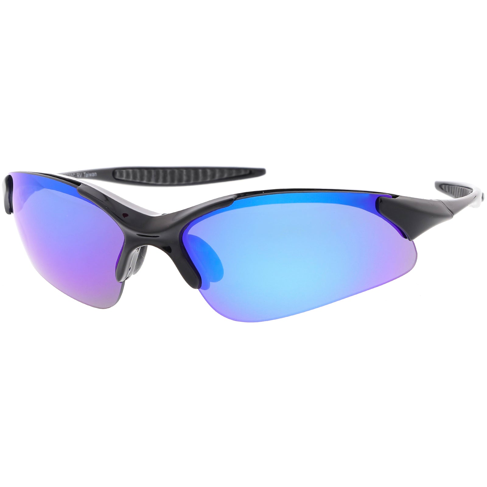 Black / Blue Purple Mirror