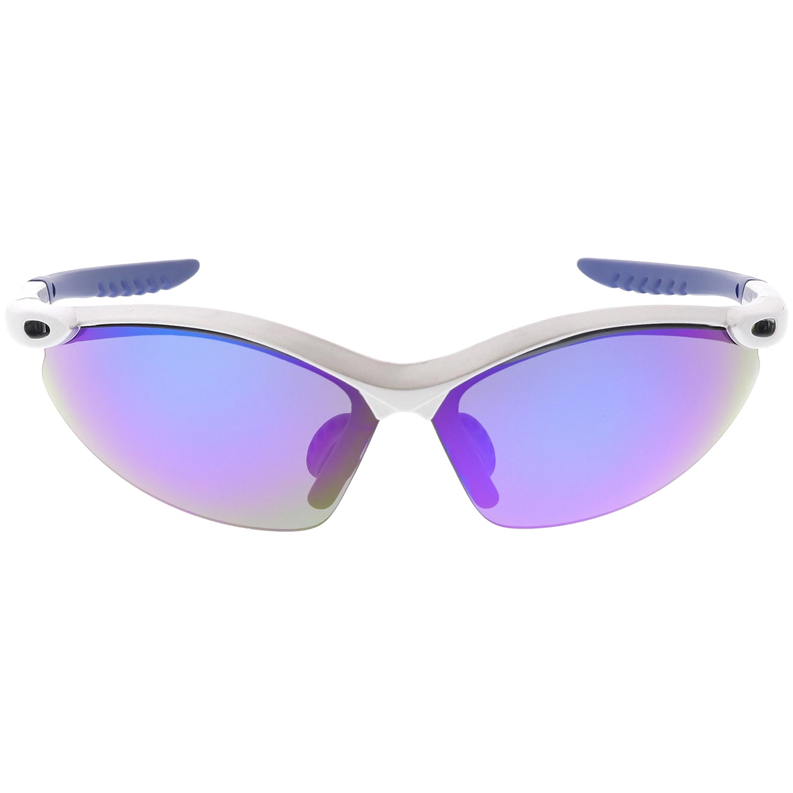 Grey / Blue Purple Mirror