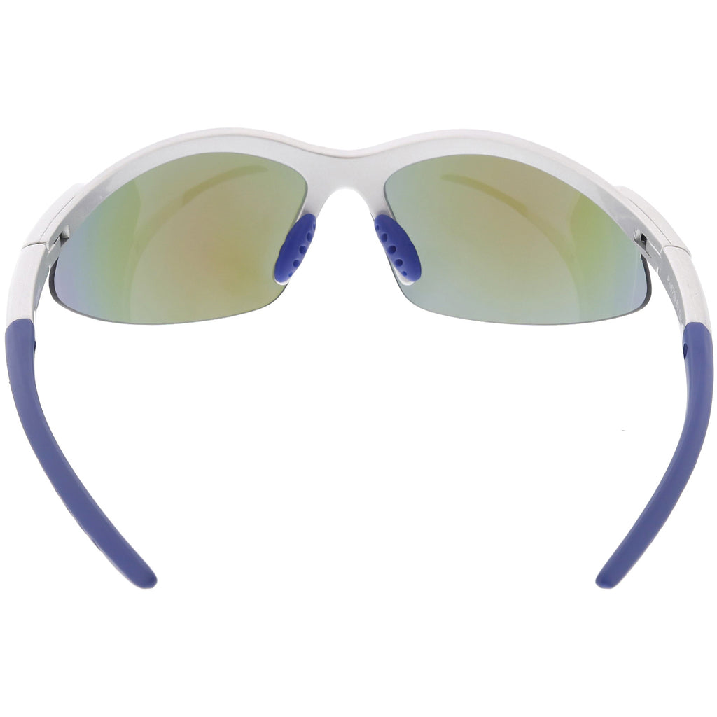 Grey / Blue Purple Mirror