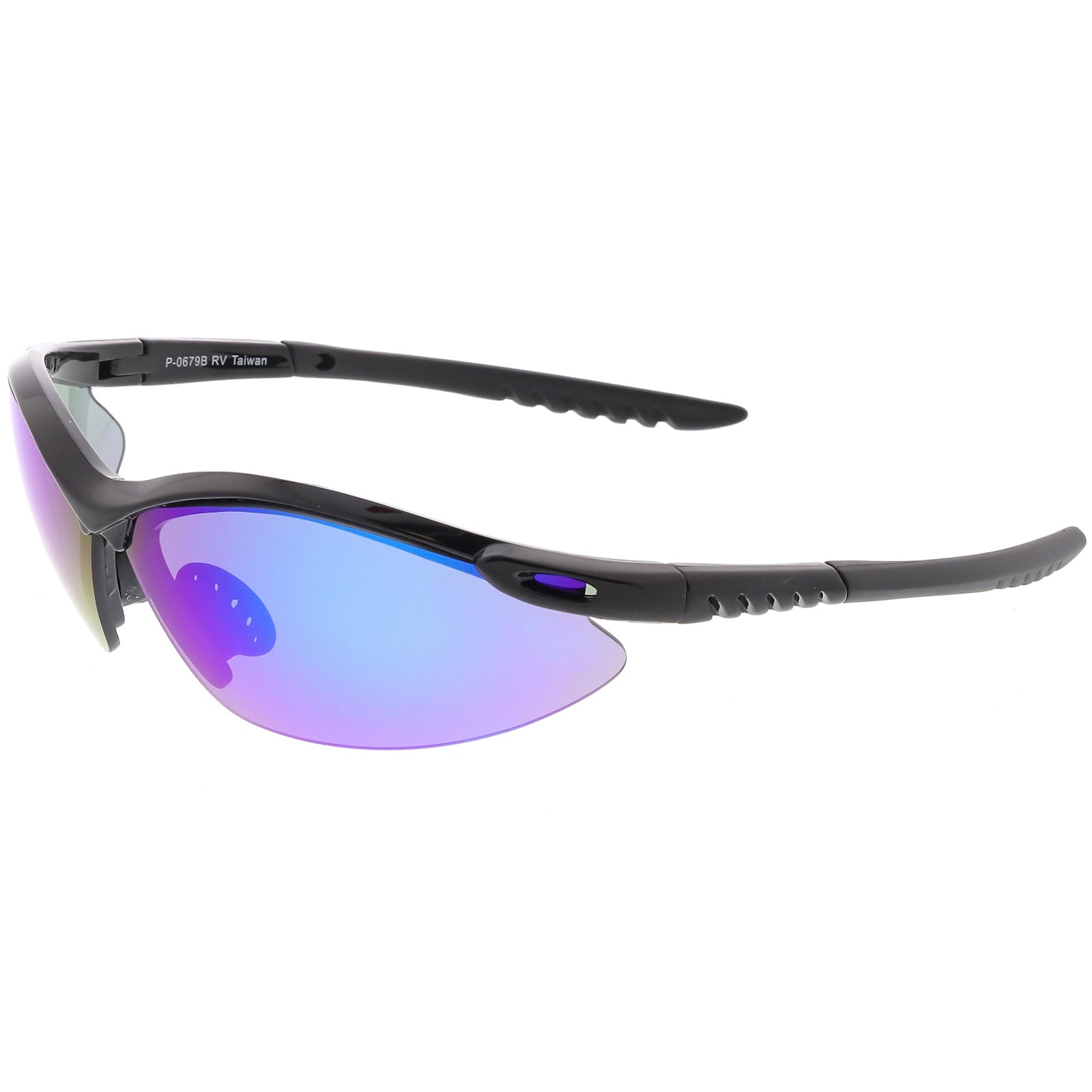 Black / Blue Purple Mirror