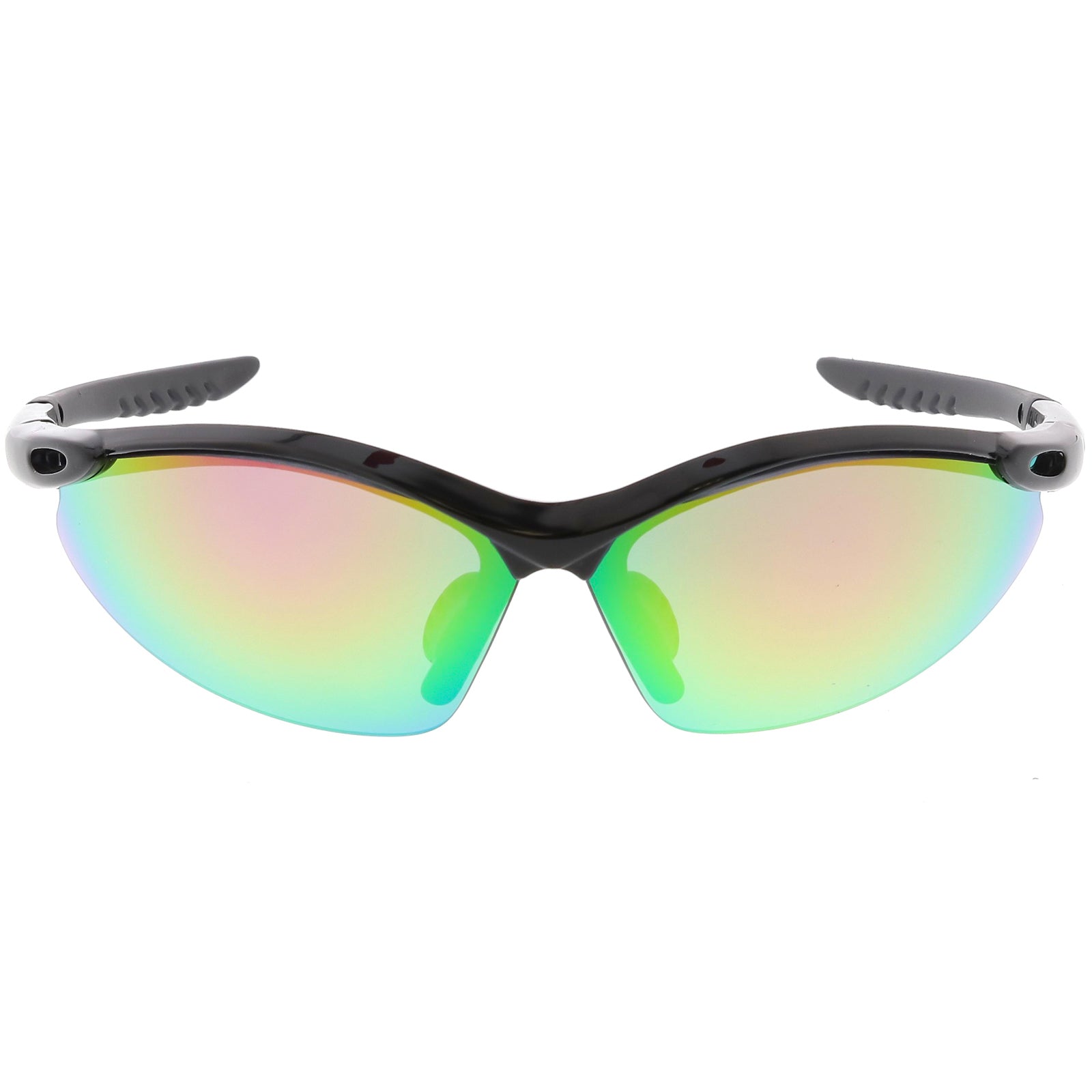 Black / Pink Green Mirror