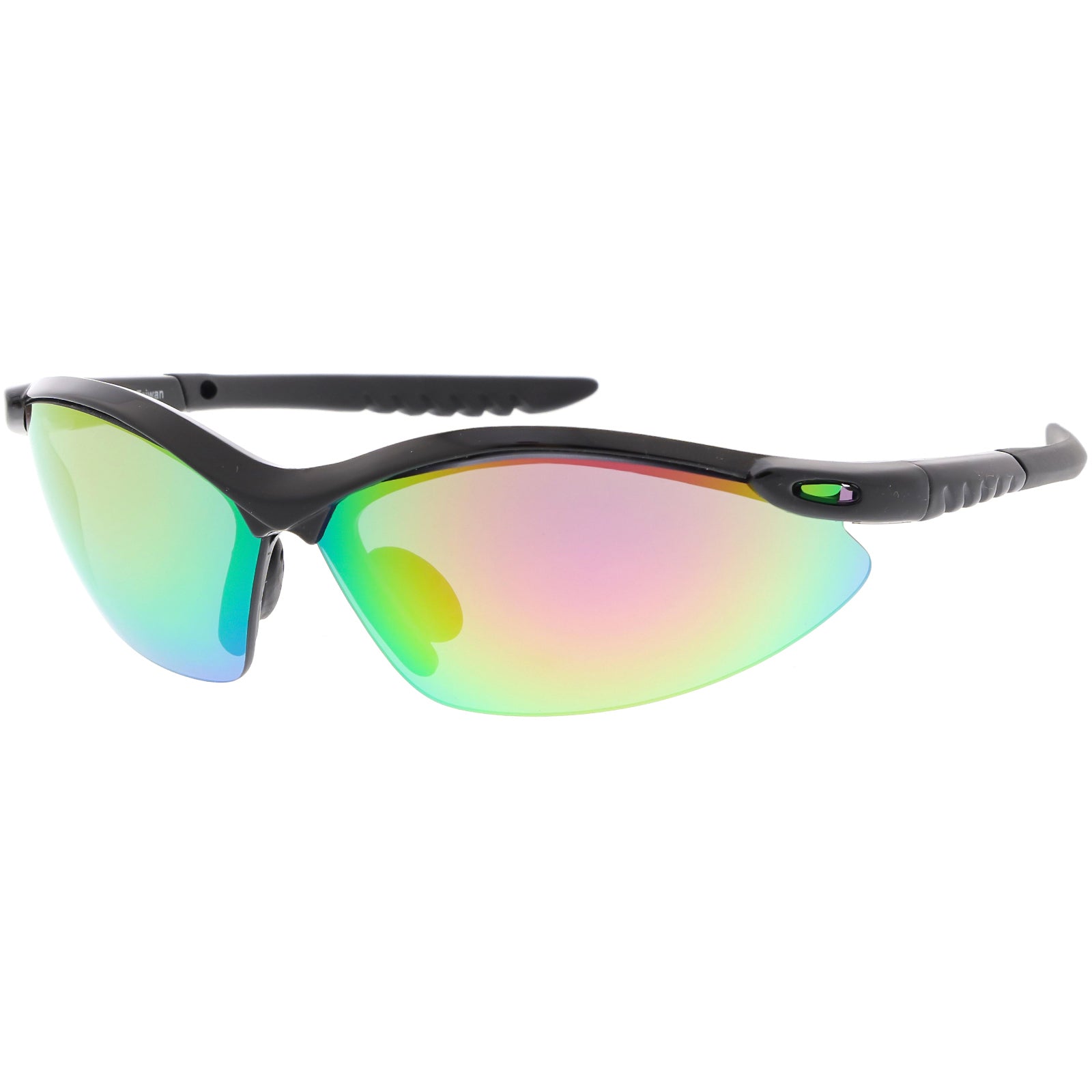 Black / Pink Green Mirror