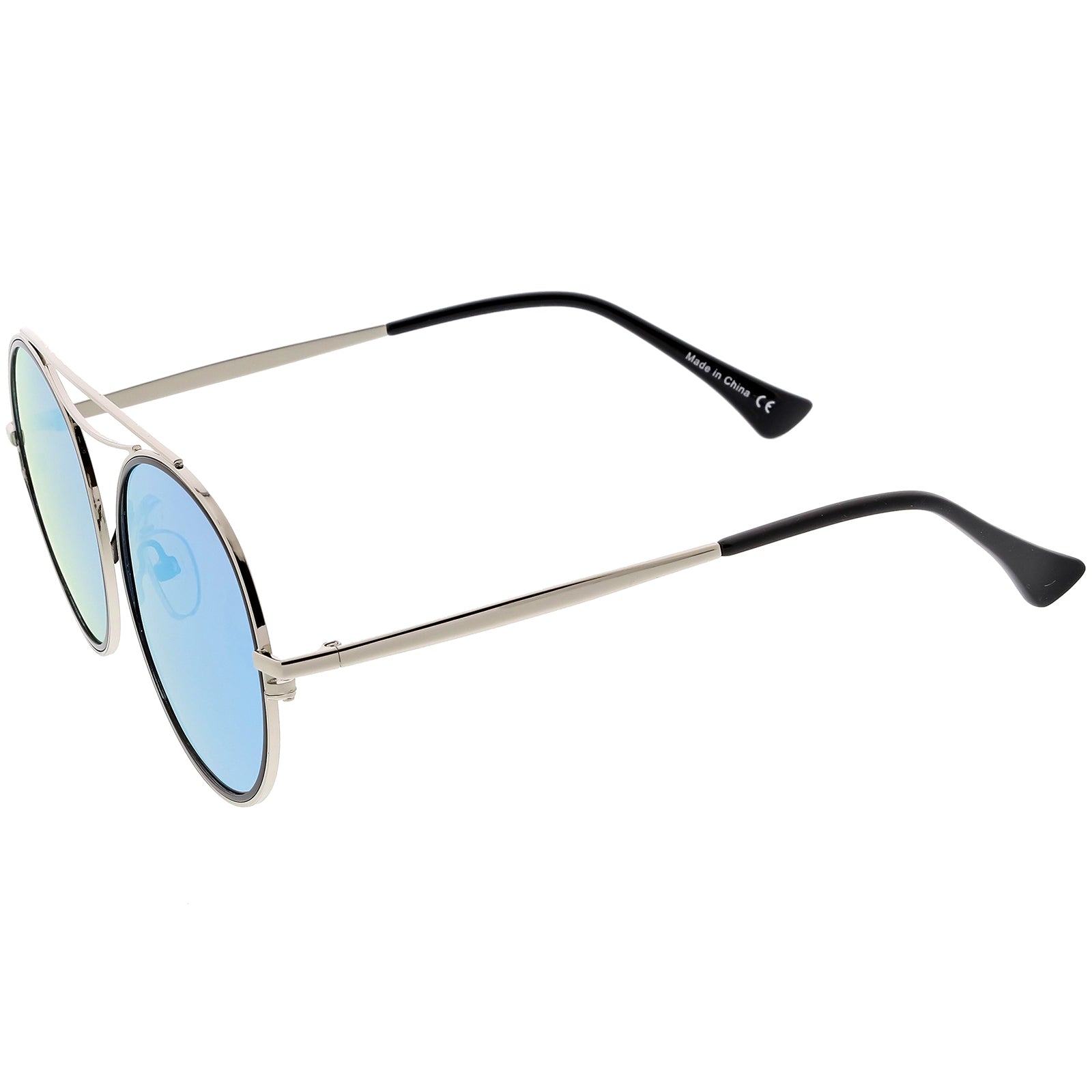 Silver / Blue Mirror