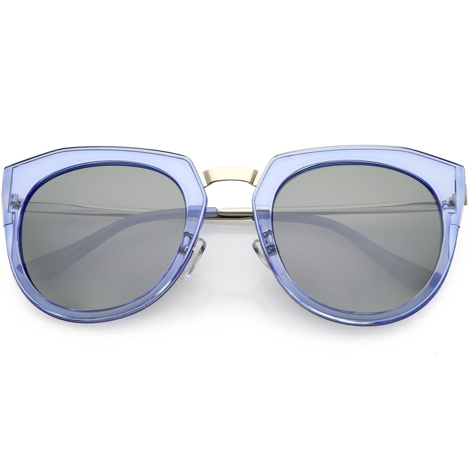 Blue / Silver Mirror