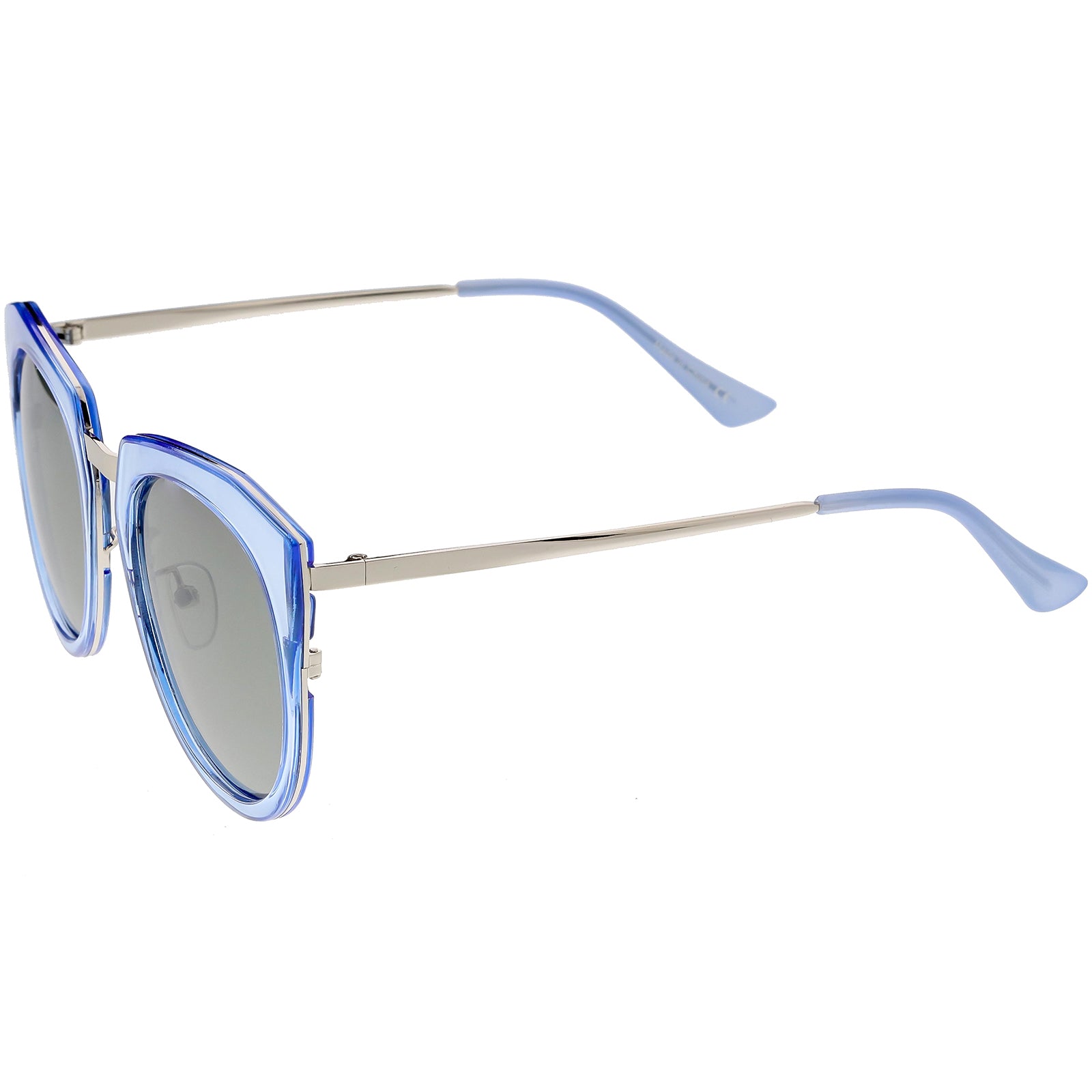 Blue / Silver Mirror