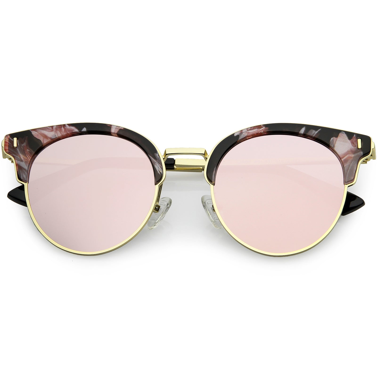 Floral / Pink Mirror