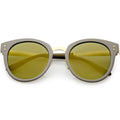 Grey / Gold Mirror