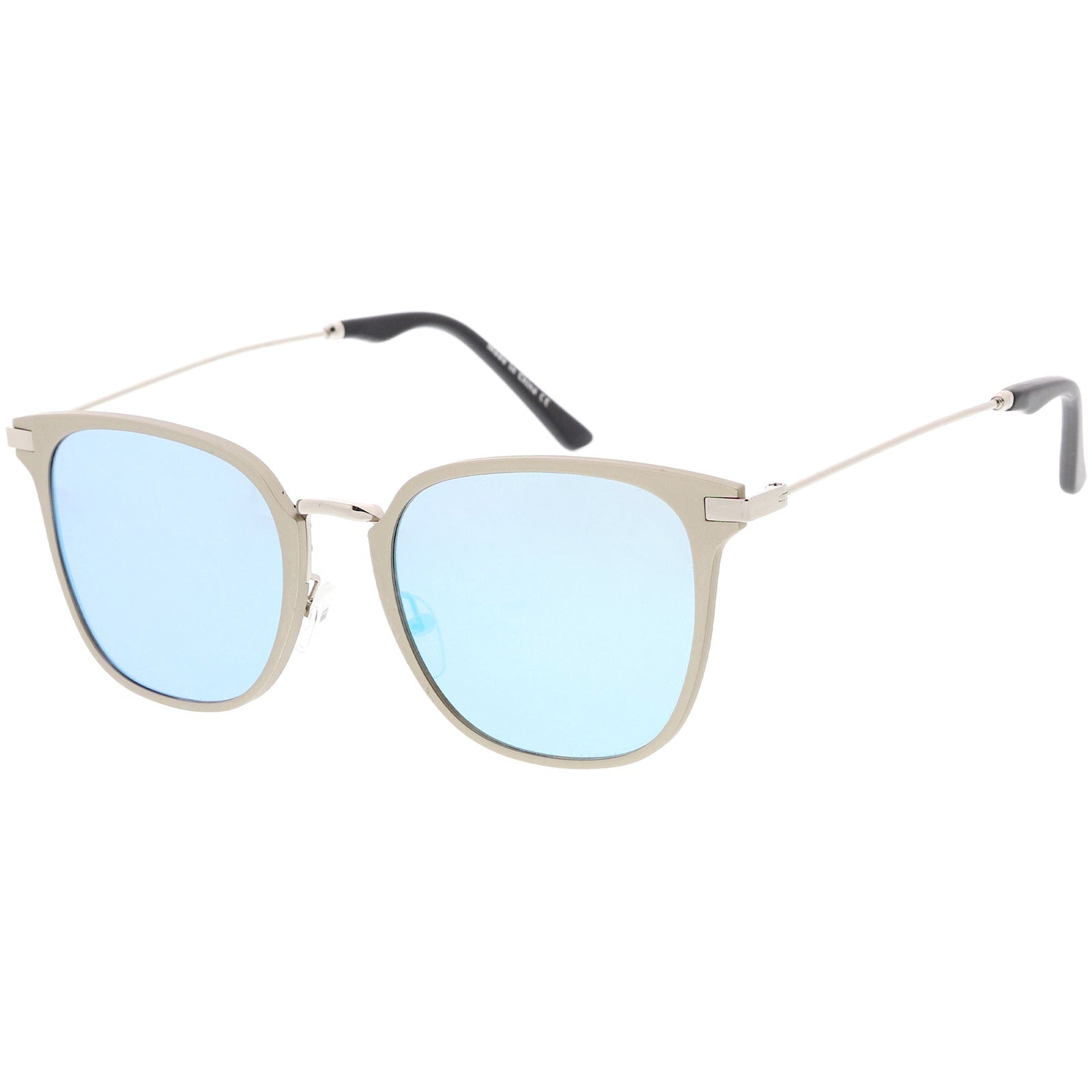 Light Grey / Blue Mirror