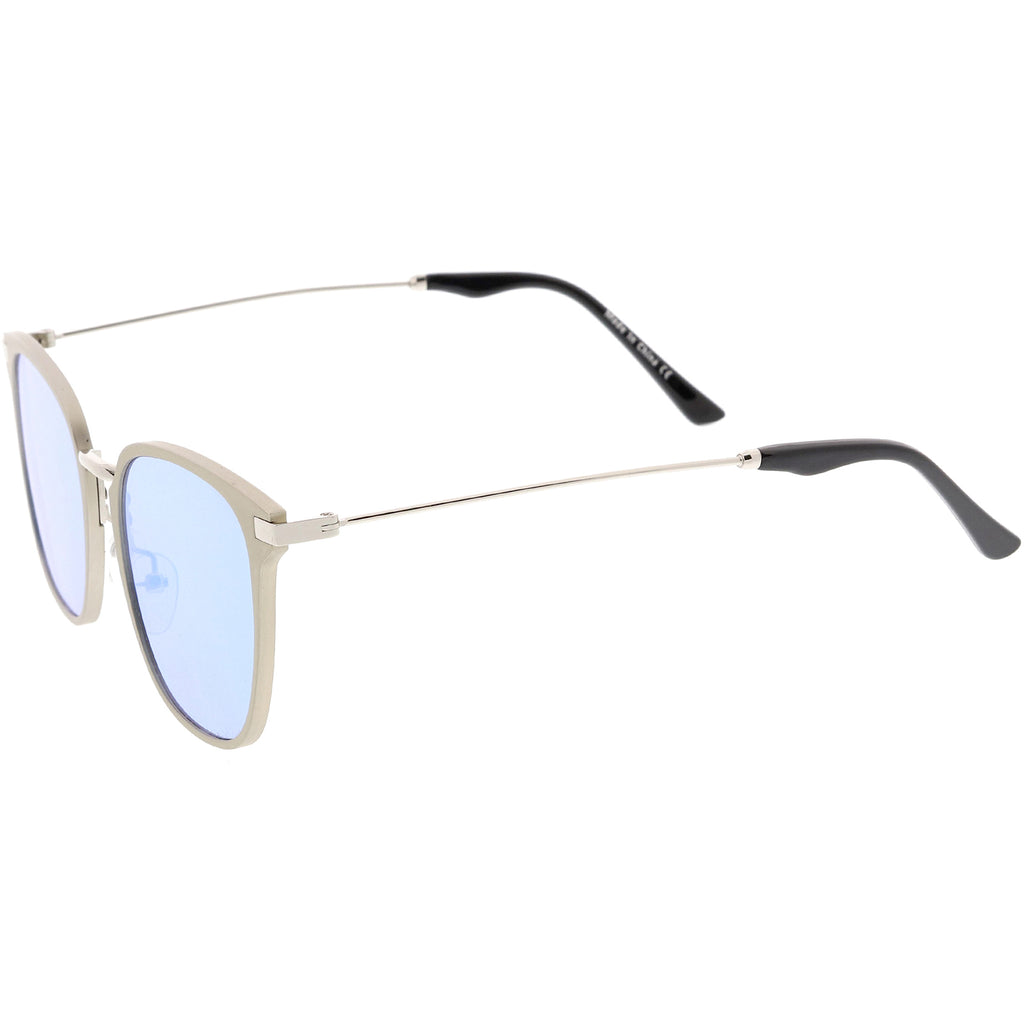 Light Grey / Blue Mirror