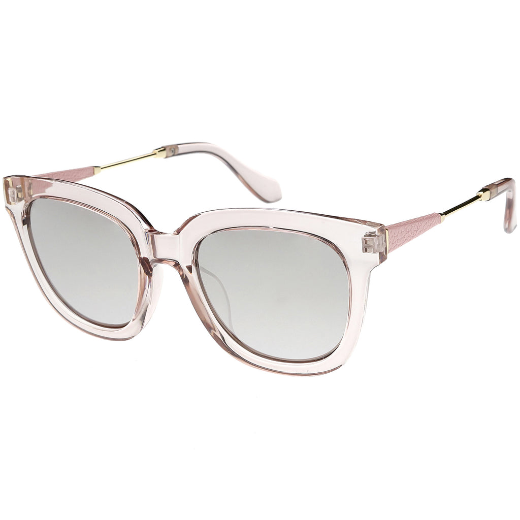 Pink / Silver Mirror