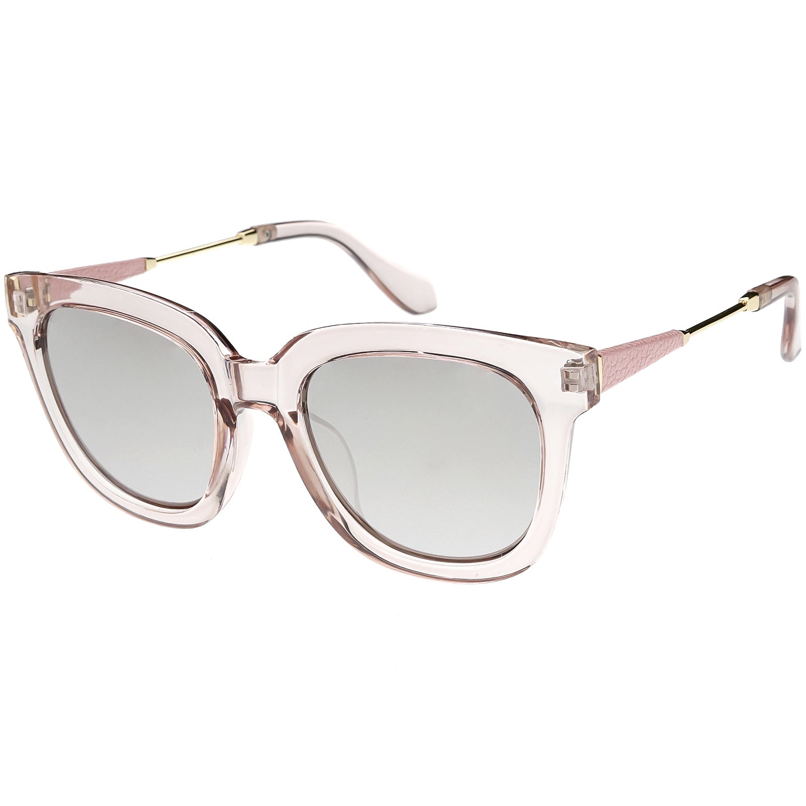 Pink / Silver Mirror