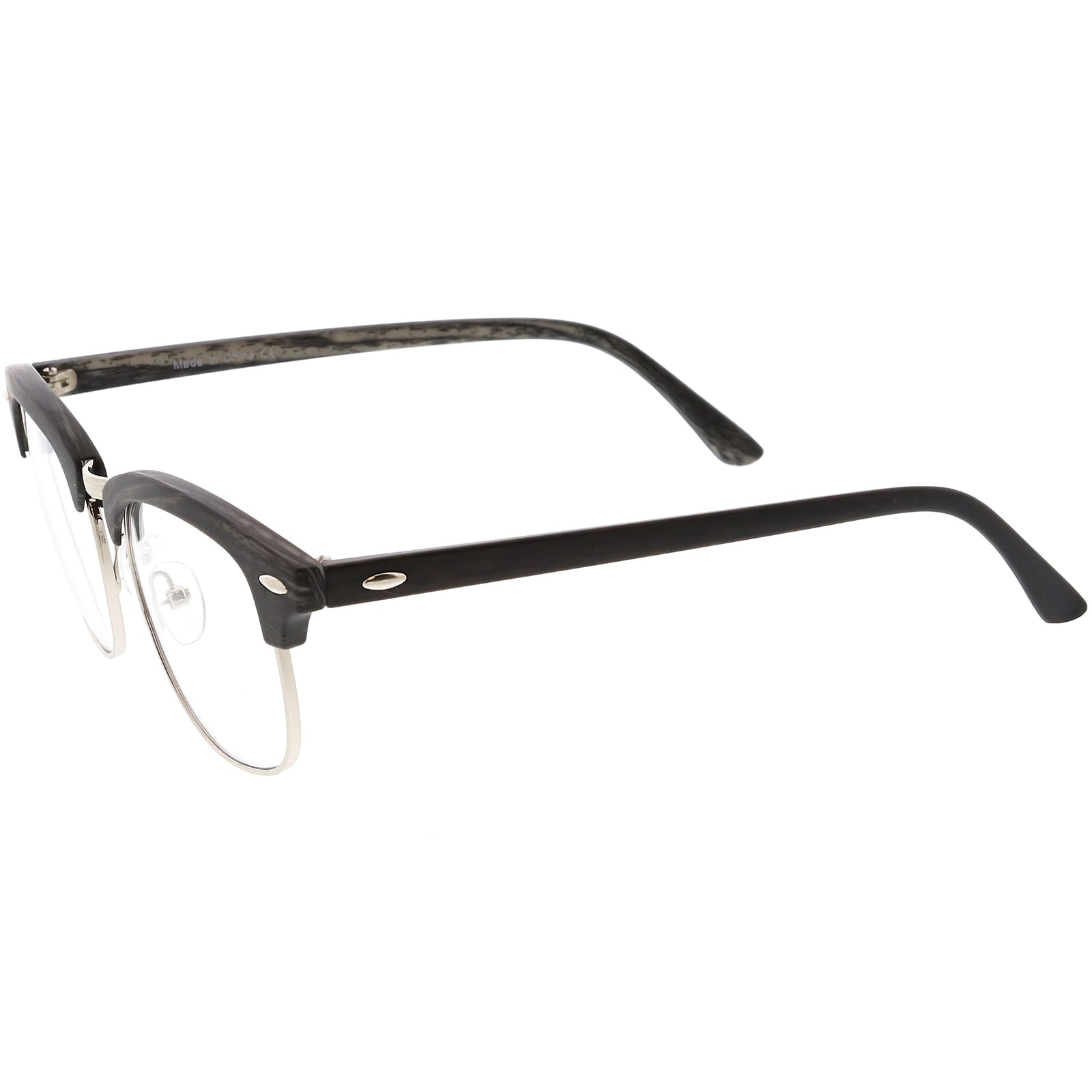 Matte Black Wood / Clear