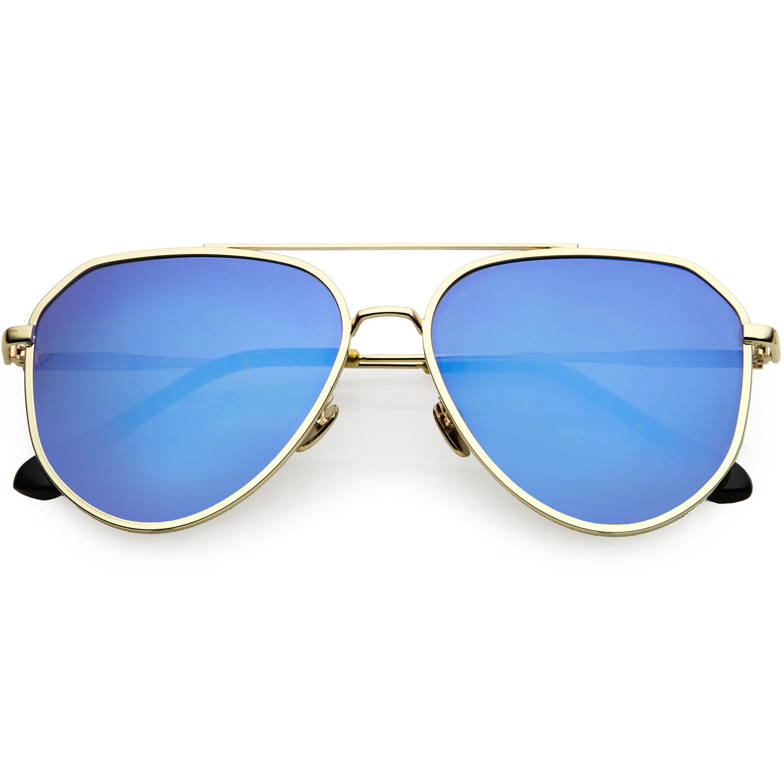 Gold / Blue Mirror