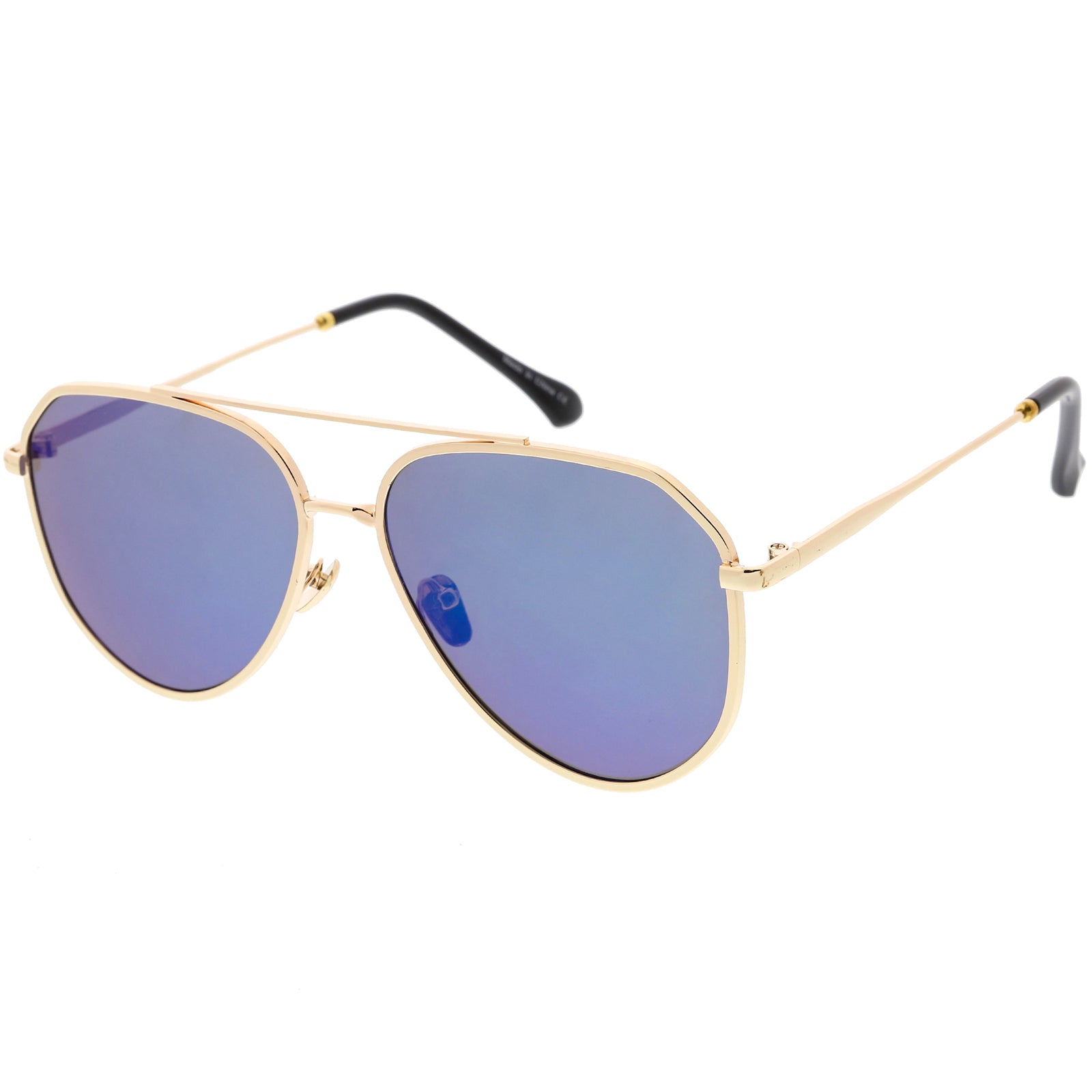 Gold / Blue Mirror
