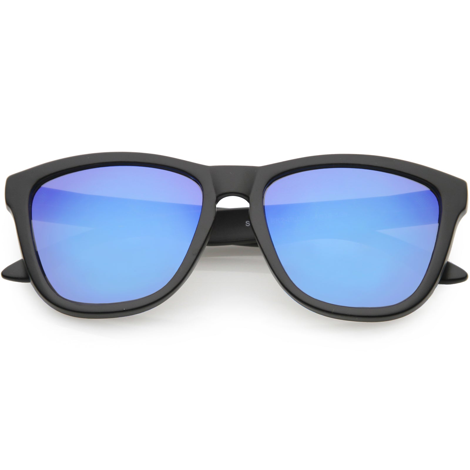 Matte Black / Blue Mirror