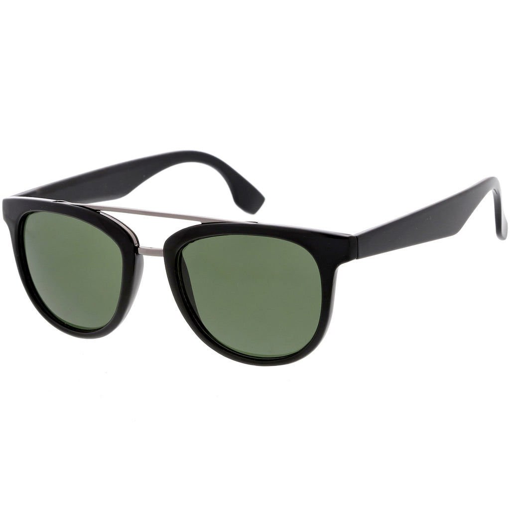 Shiny Black / Green