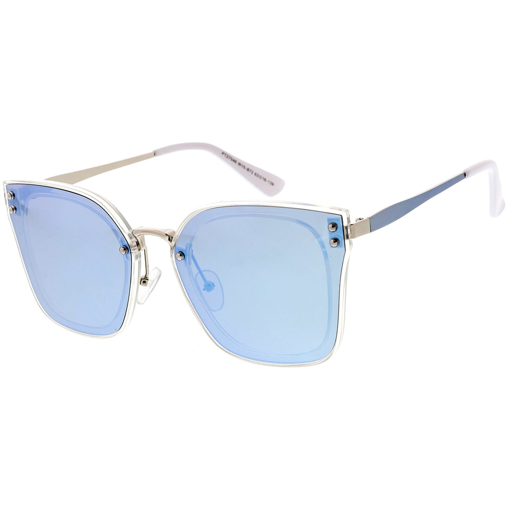 Clear / Blue Mirror