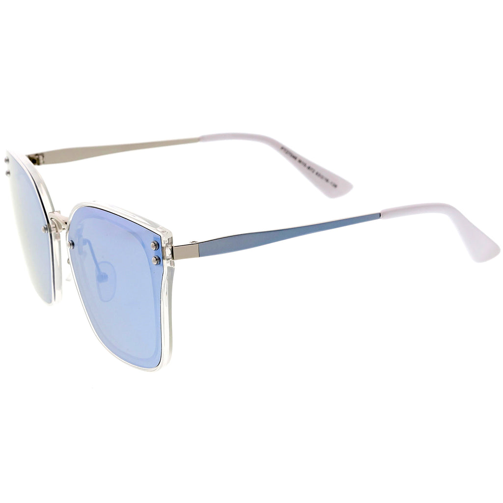Clear / Blue Mirror