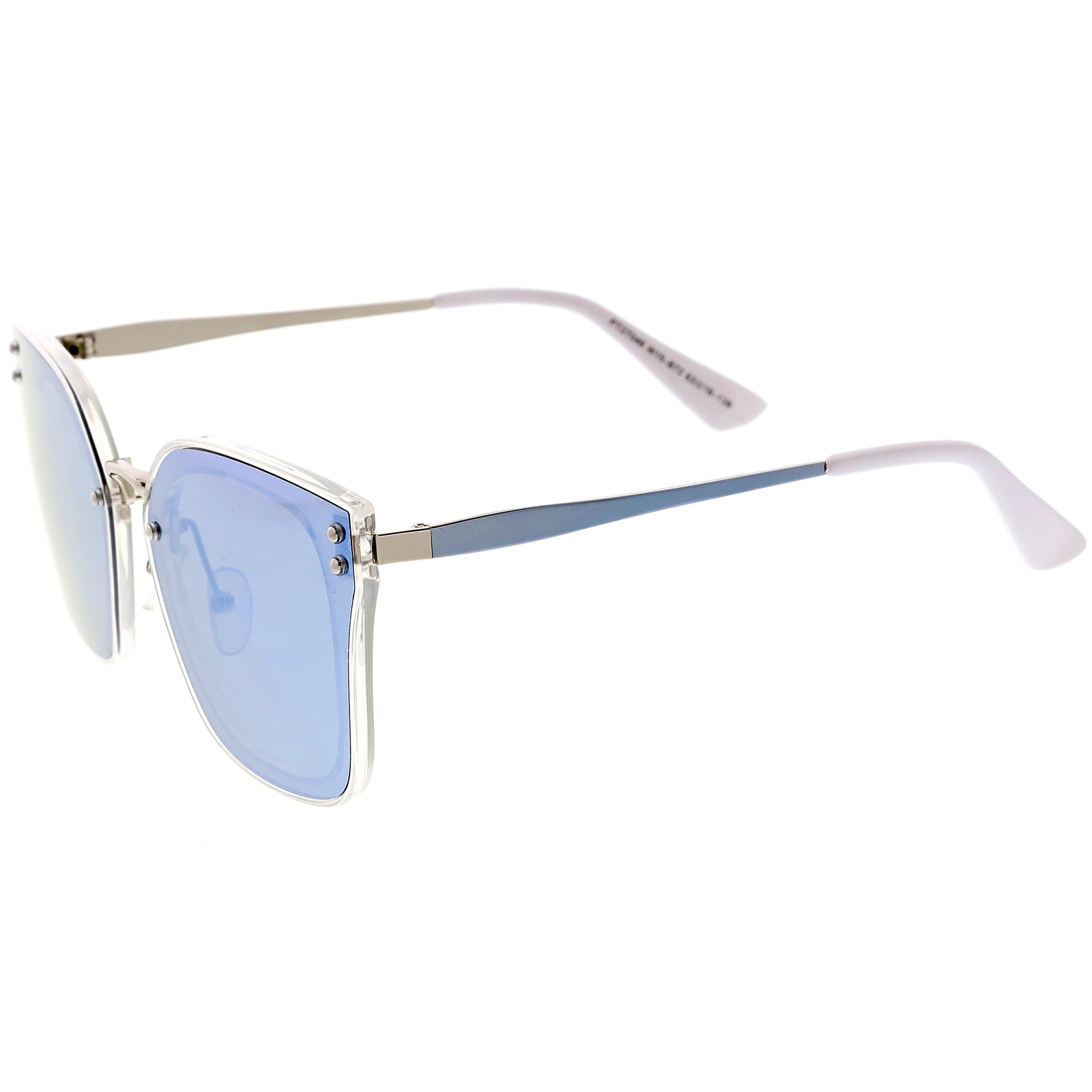 Clear / Blue Mirror