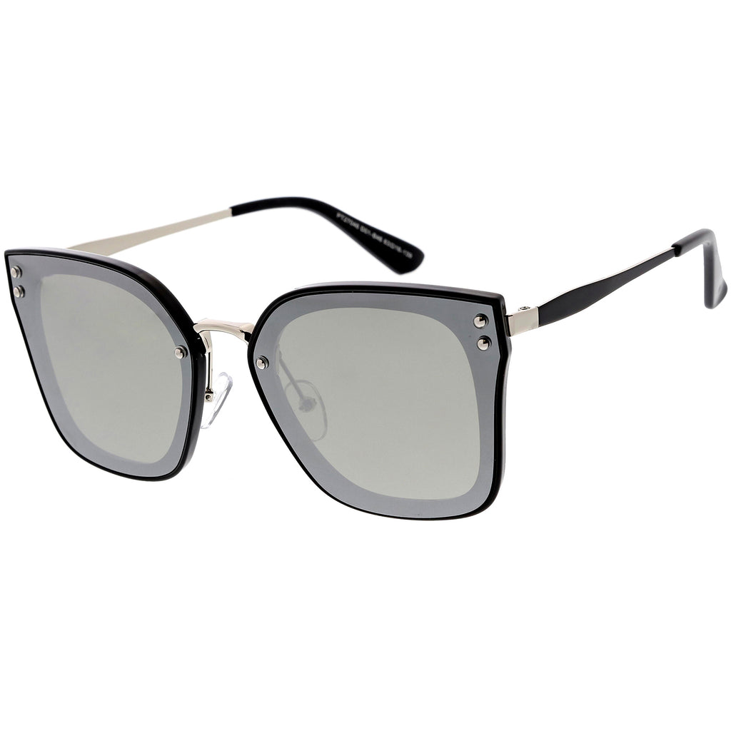 Black / Silver Mirror
