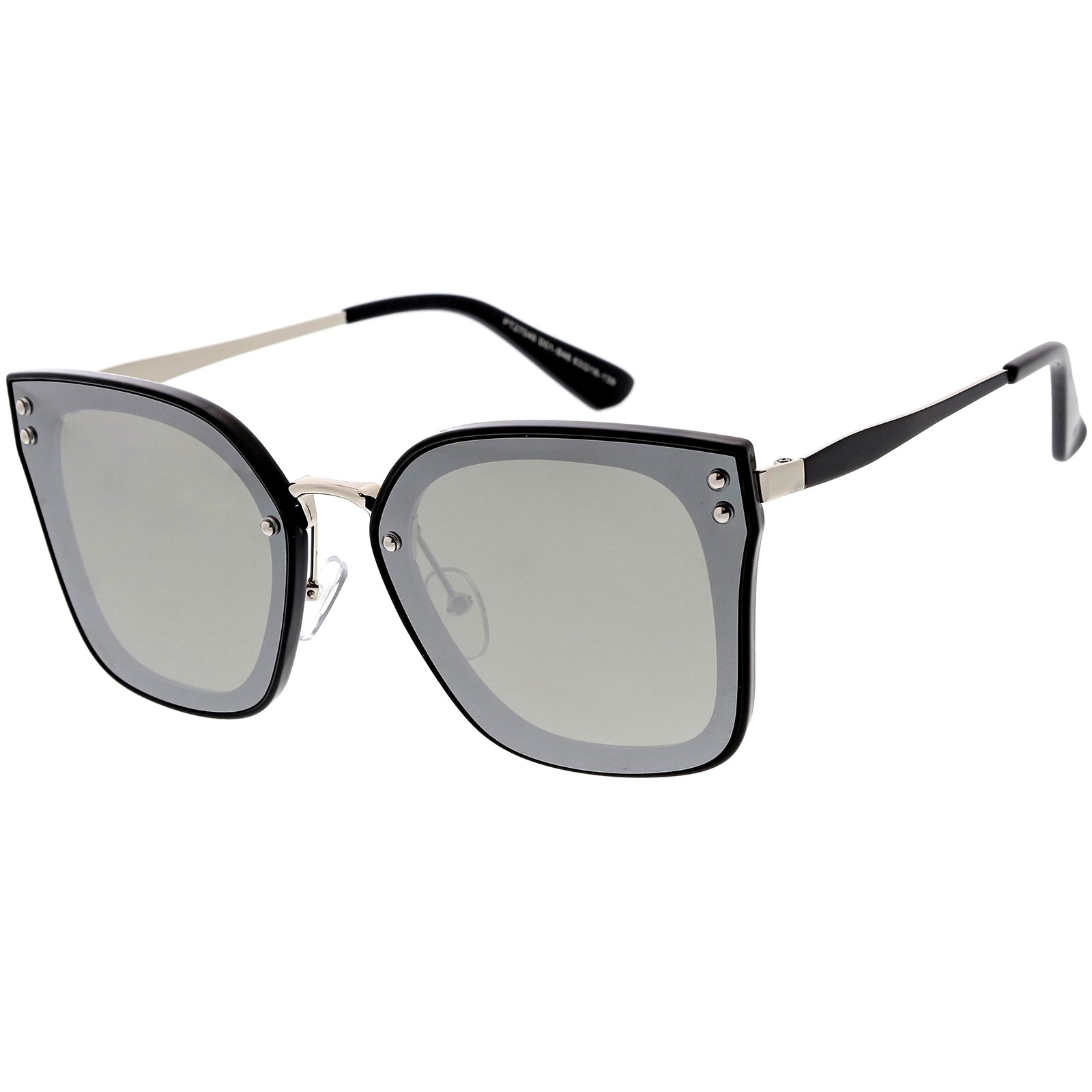 Black / Silver Mirror