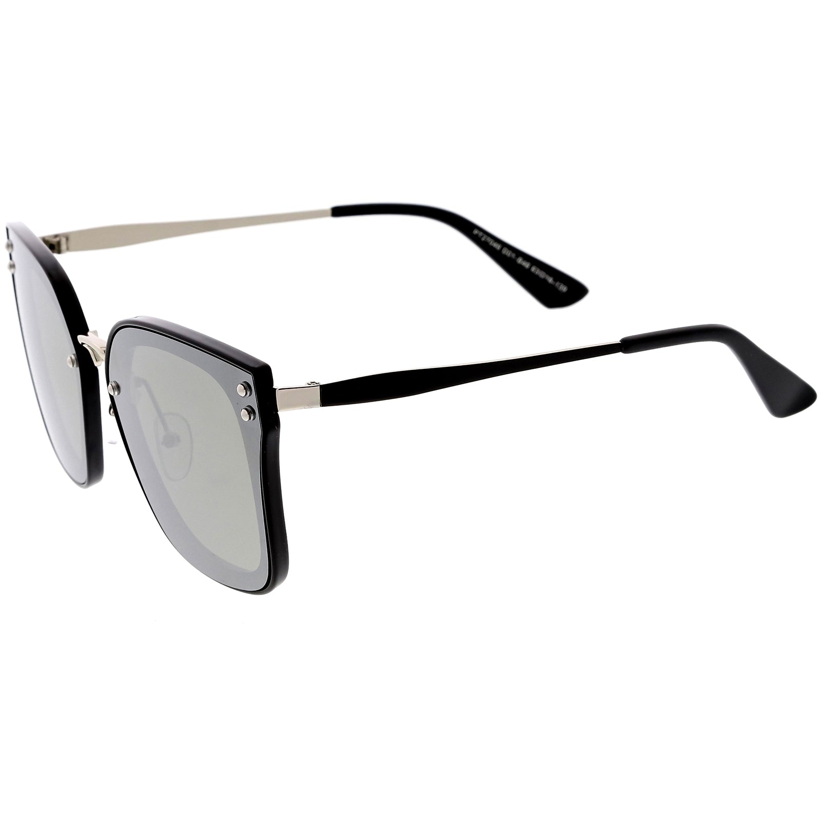 Black / Silver Mirror