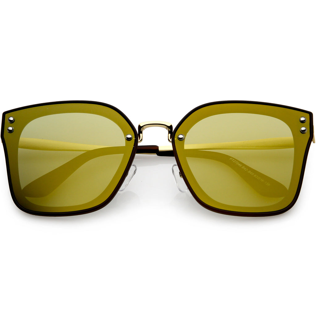 Brown / Gold Mirror