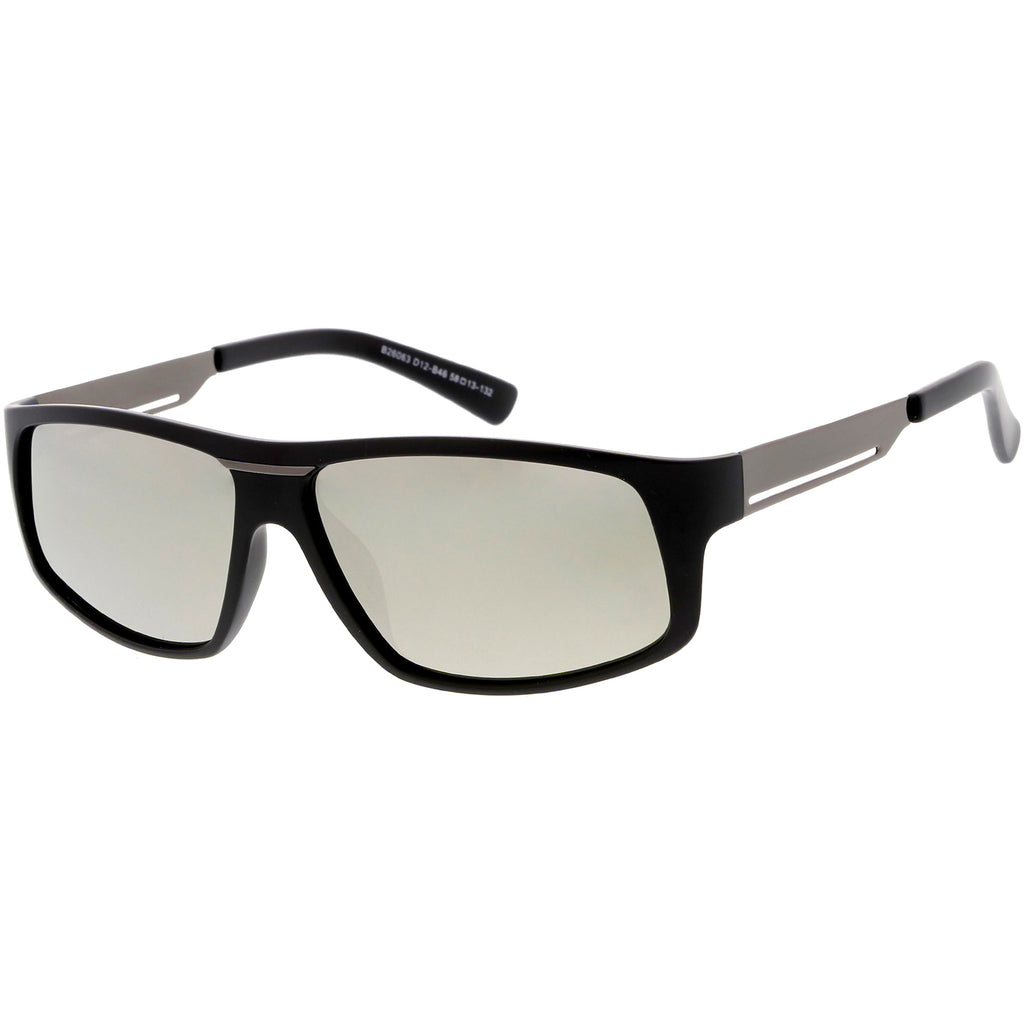 Black / Silver Mirror