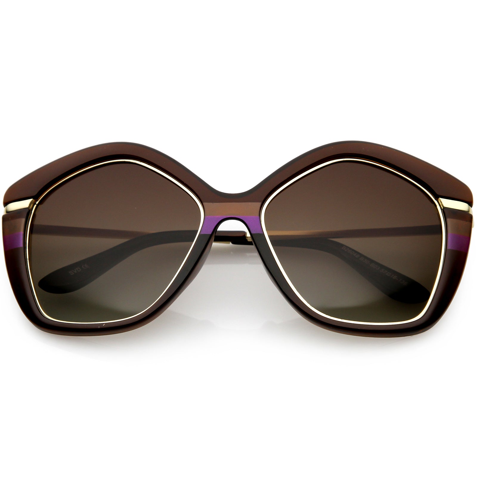 Brown Purple / Amber