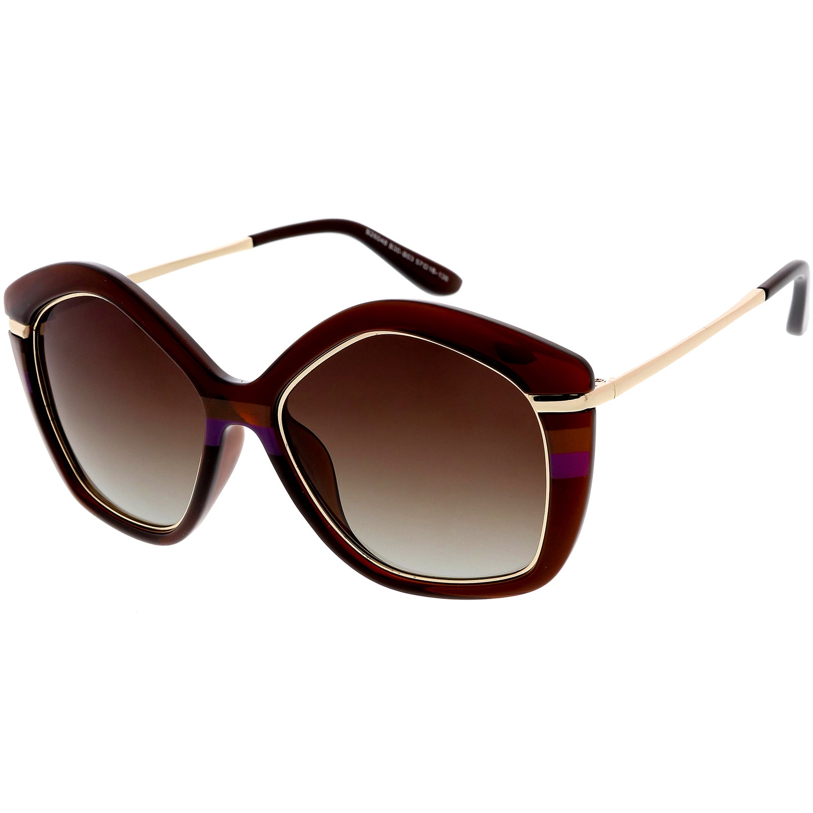Brown Purple / Amber