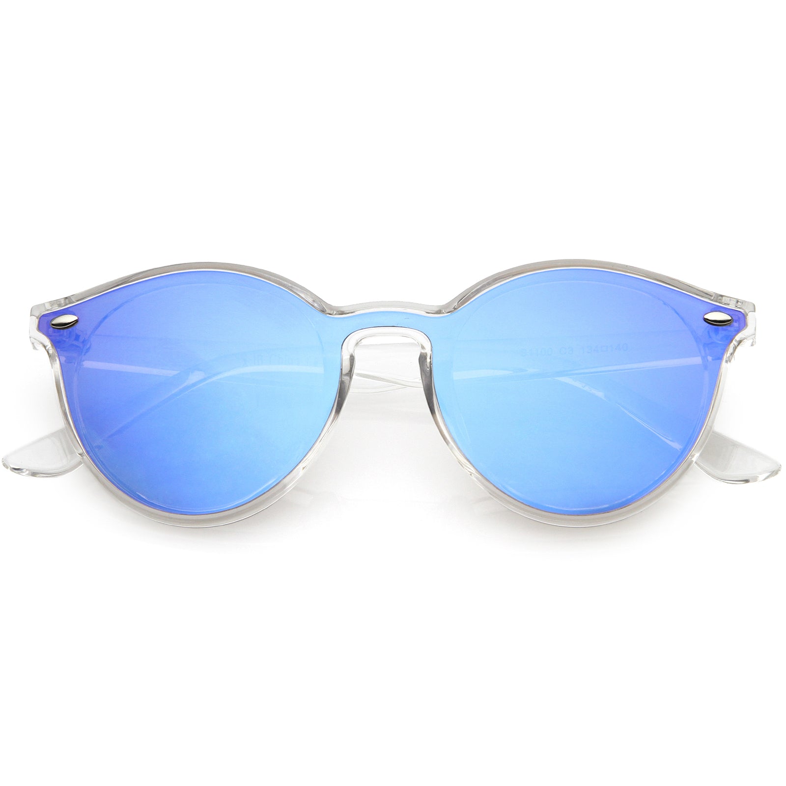 Clear / Blue Mirror