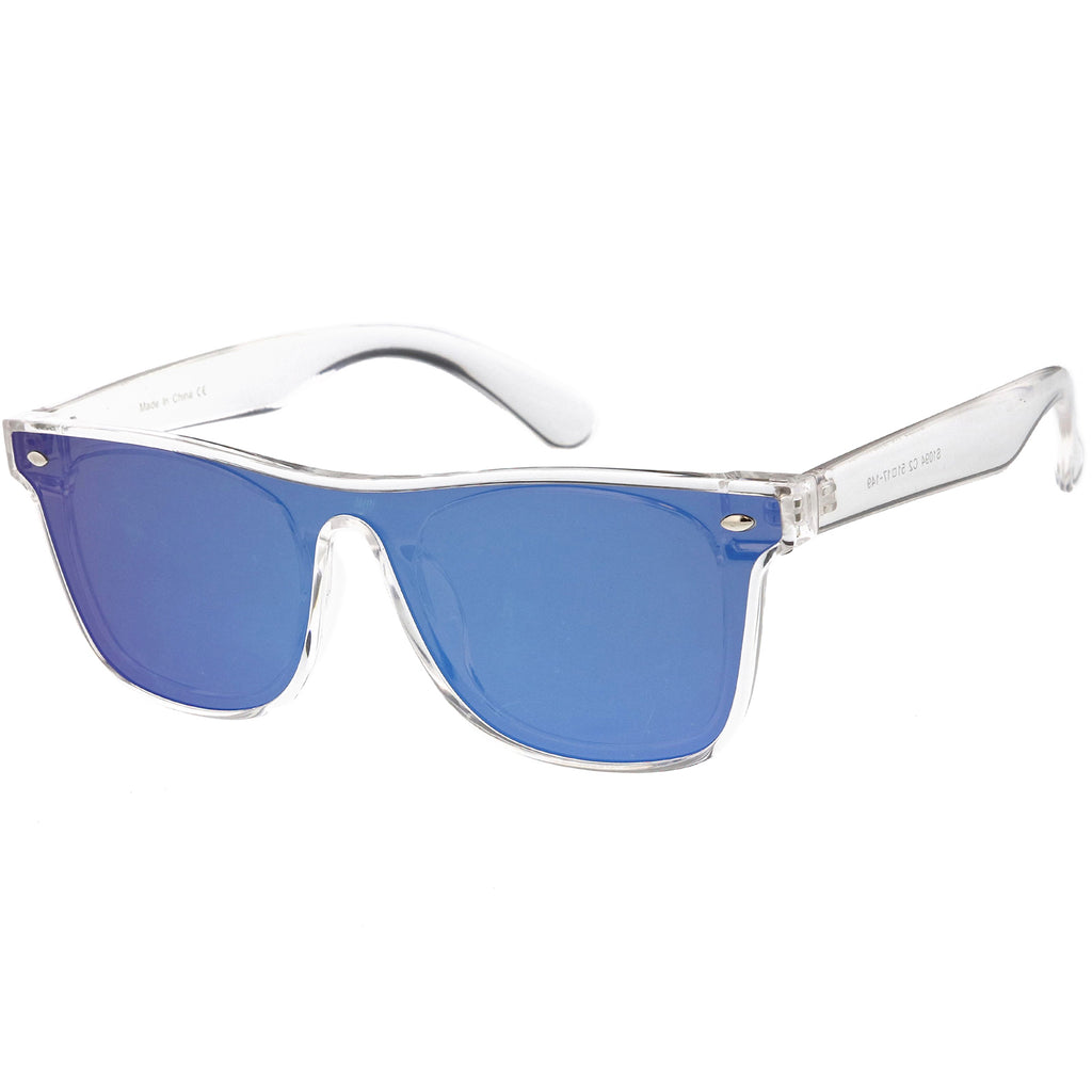 Clear / Blue Mirror