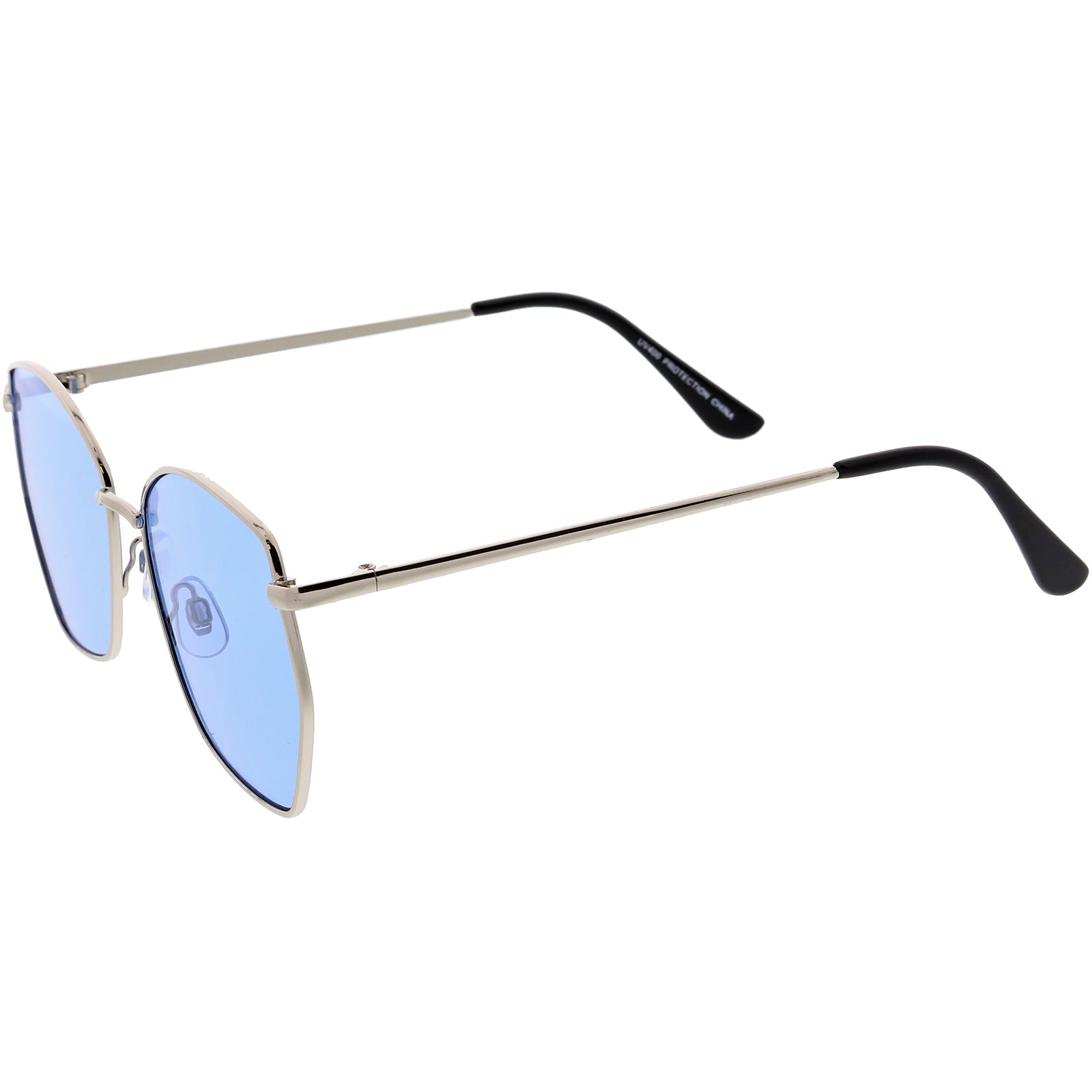 Silver / Blue