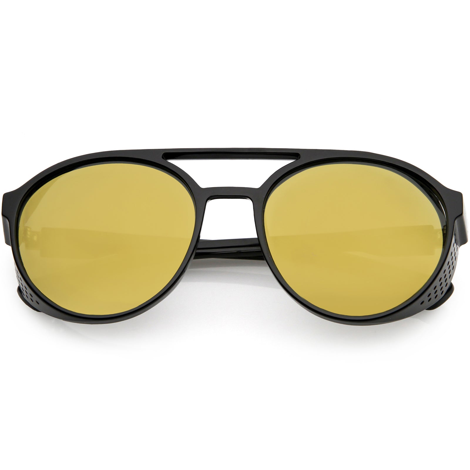 Shiny Black / Gold Mirror