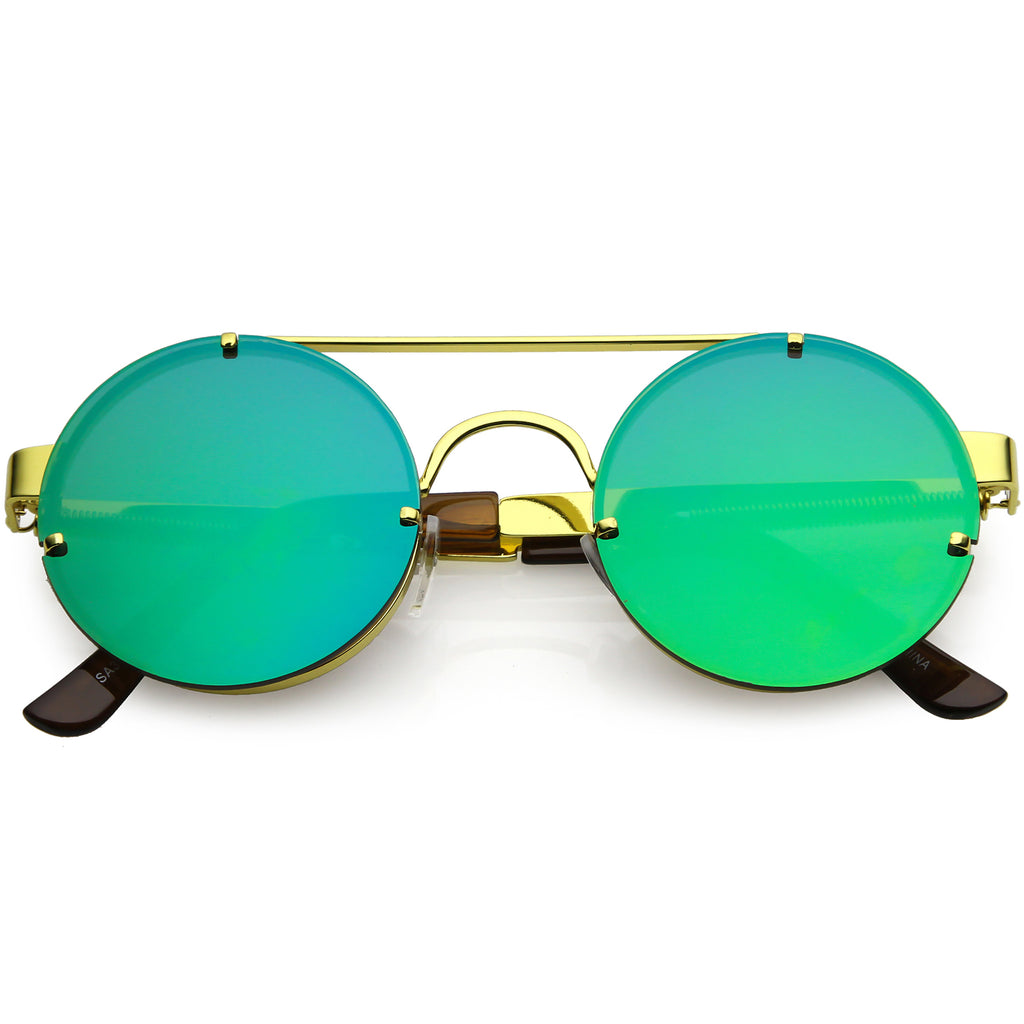 Gold / Green Mirror