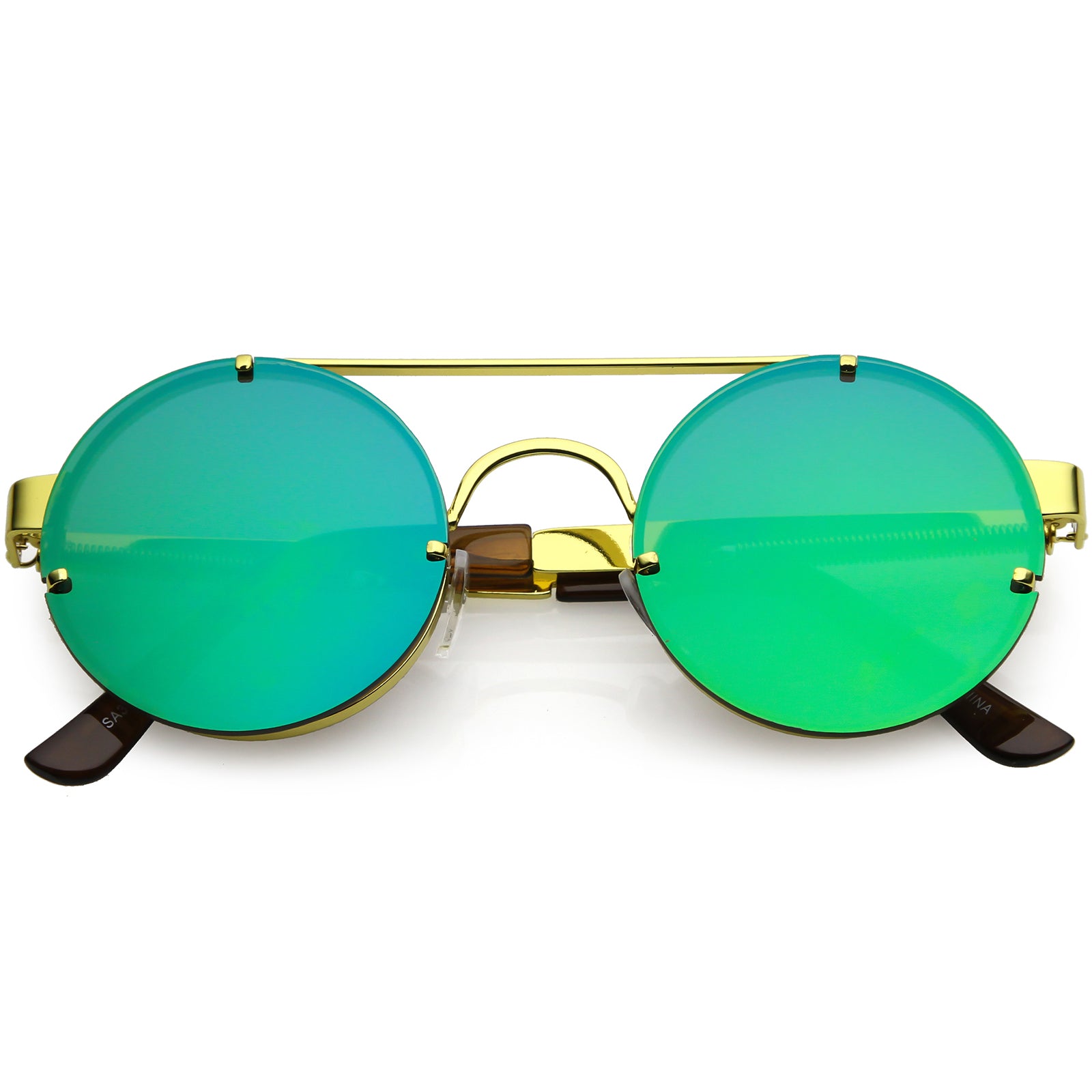 Gold / Green Mirror