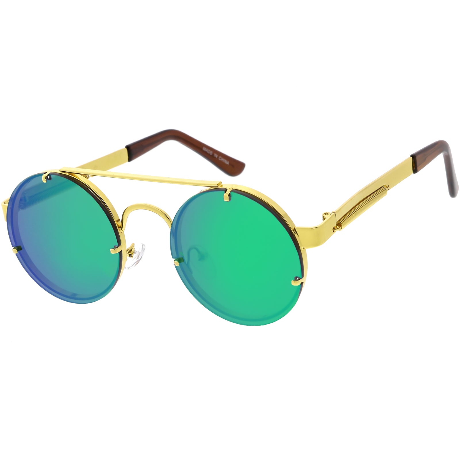 Gold / Green Mirror