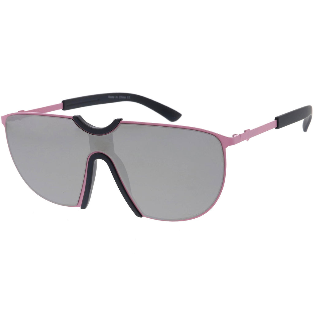 Pink-Black / Silver Mirror
