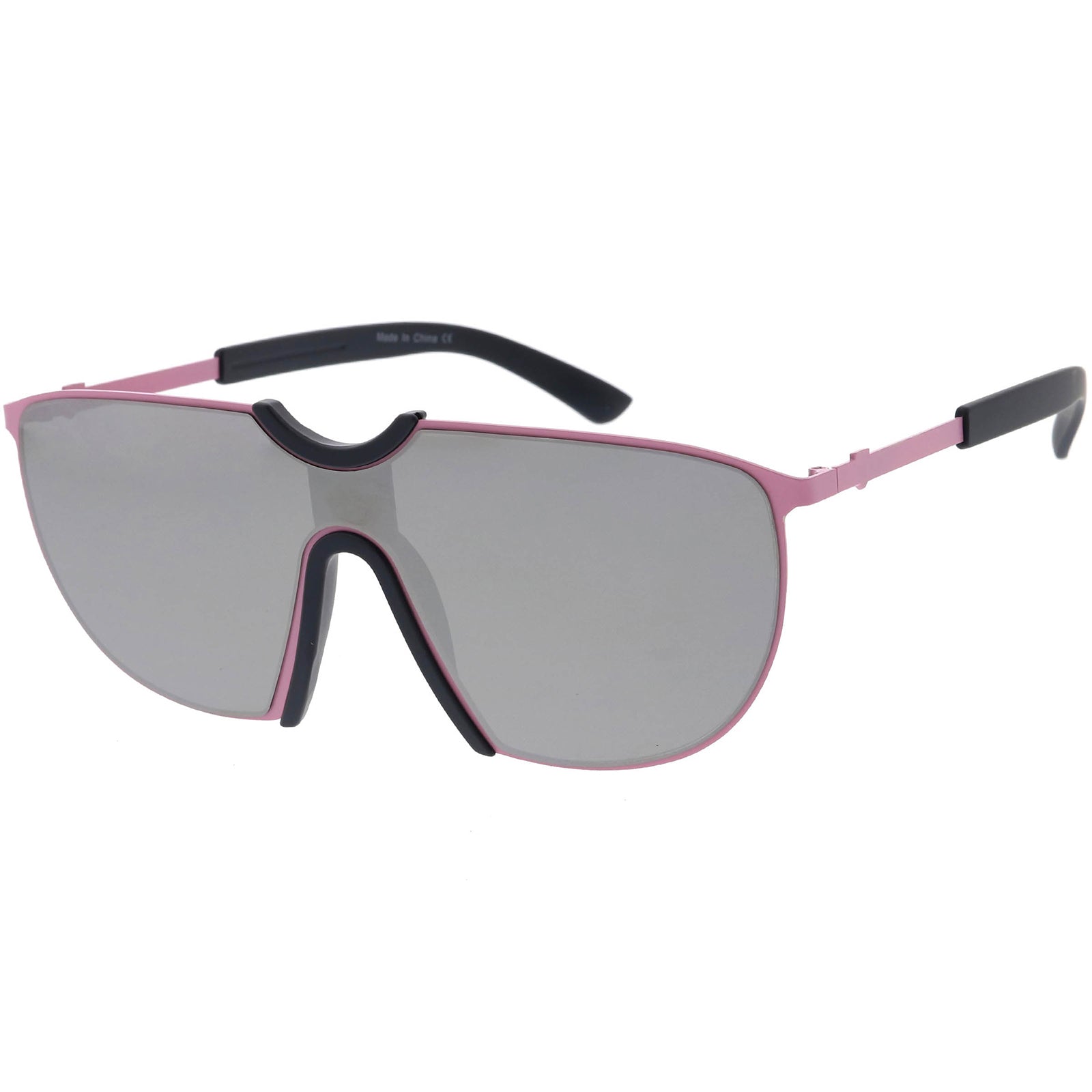 Pink-Black / Silver Mirror