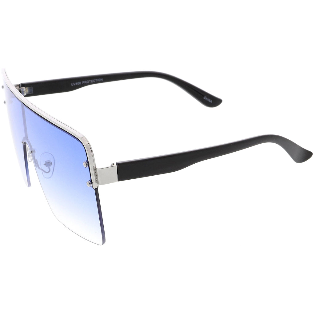 Black Silver / Blue Gradient