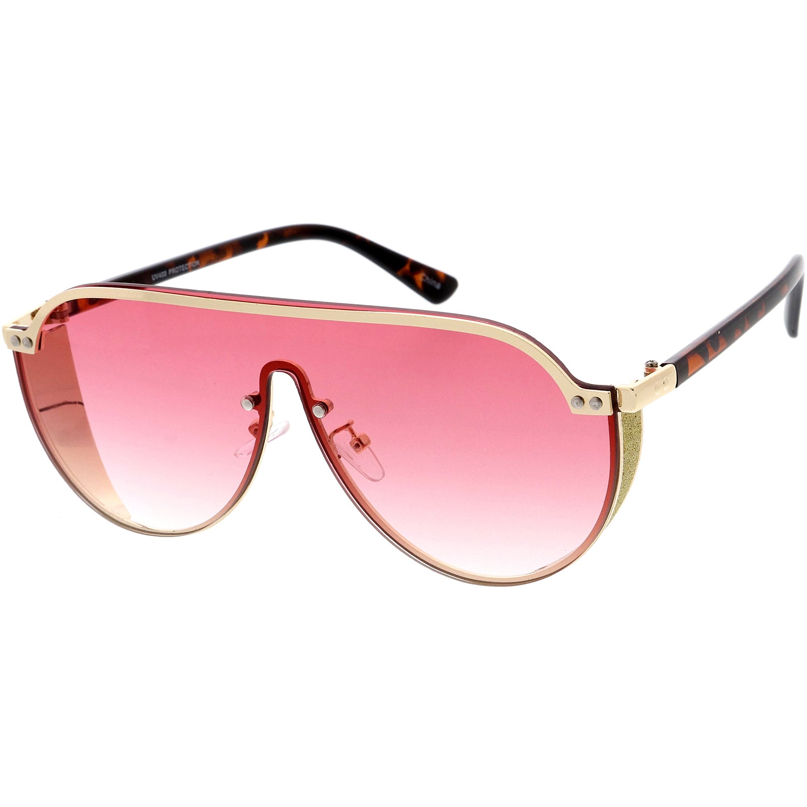 Gold Tortoise / Pink Fade