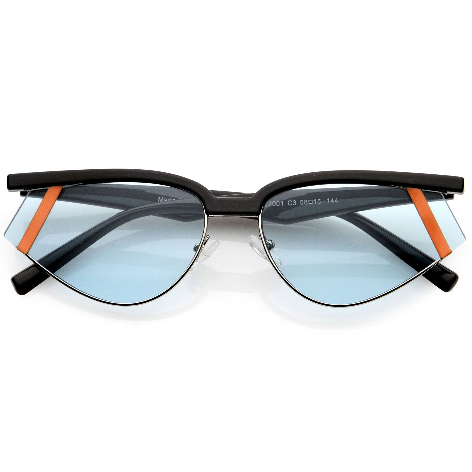 Black Orange / Light-Blue