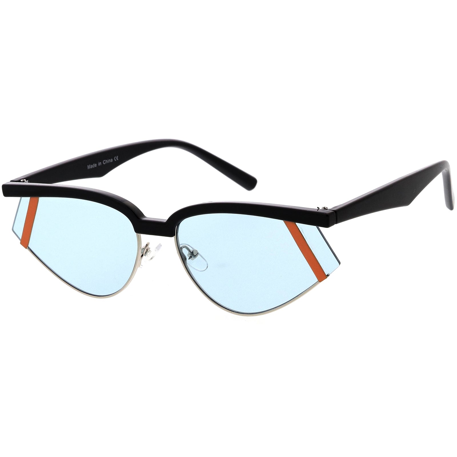 Black Orange / Light-Blue